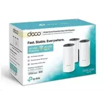TP-Link AC1200 + AV1000 kogu kodu hübriidne Mesh Wi-Fi süsteem, 3-pakk