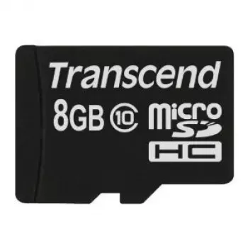 Transcend 8 GB MicroSDHC Class 10 välkmälu TS8GUSDC10
