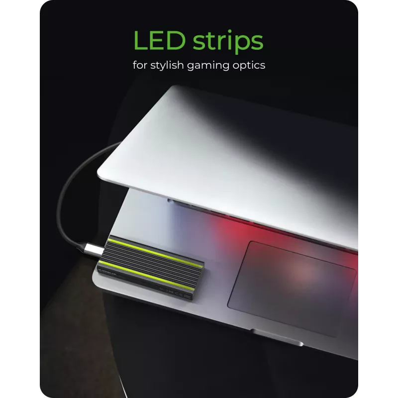 ICY BOX IB-1824ML-C31 SSD korpus must M.2