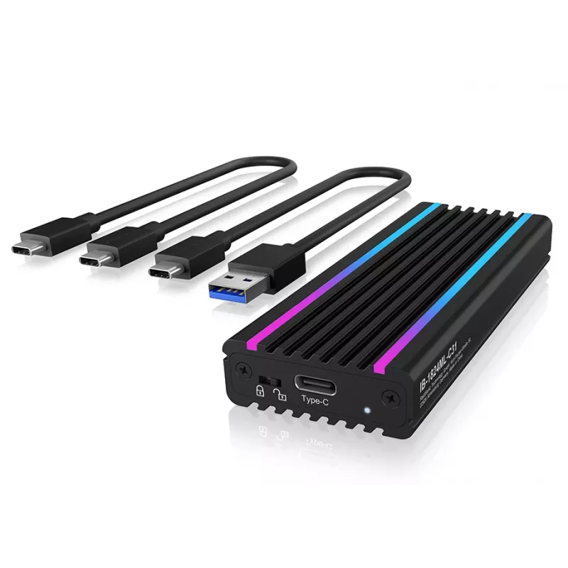 ICY BOX IB-1824ML-C31 SSD korpus must M.2