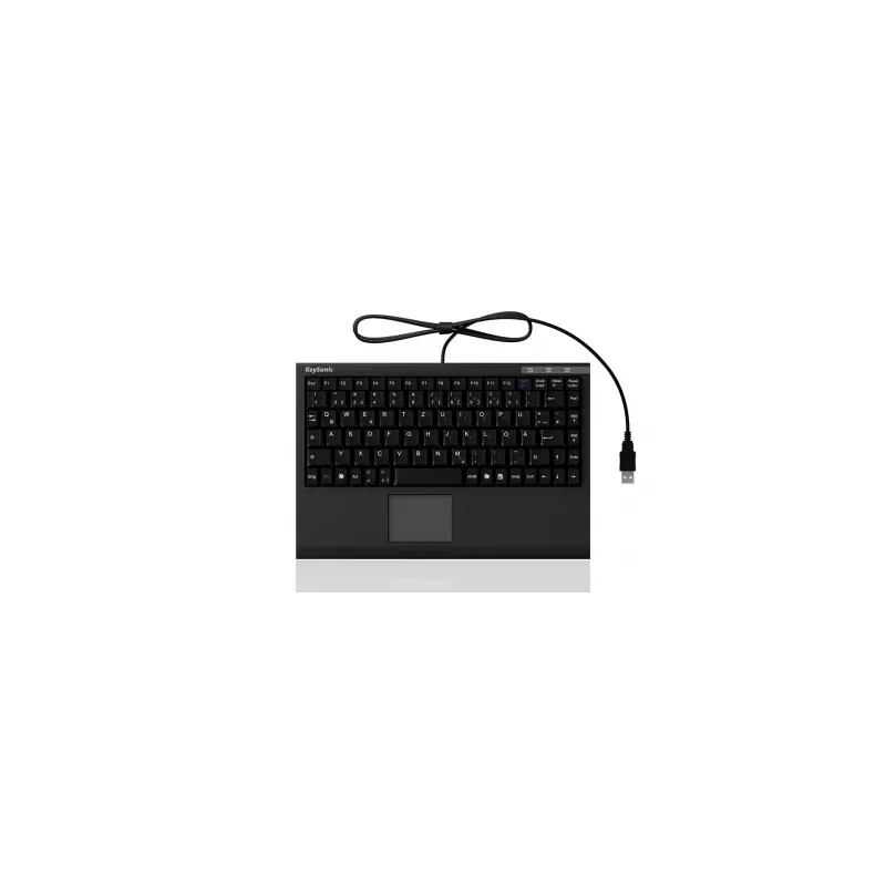KeySonic ACK-540U+ (DE) klaviatuur kontorile USB QWERTZ saksa must