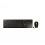 CHERRY DW 9100 SLIM klaviatuur Hiir kaasas Universaalne RF juhtmevaba + Bluetooth QWERTZ Šveitsi must