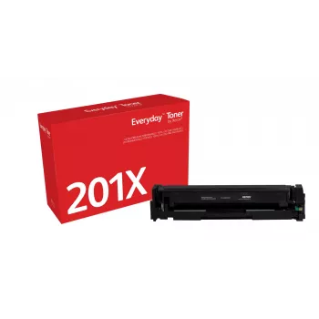Everyday™ Must tooner, Xerox, ühildub HP 201X (CF400X), suure mahutavusega