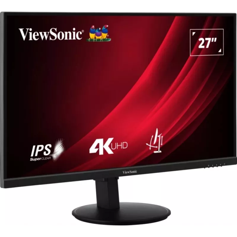 Viewsonic VG Series VG2708-4K arvutimonitor 68,6 cm (27 tolli) 3840 x 2160 pikslit 4K Ultra HD LED must
