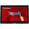 Viewsonic TD1630-3 arvutimonitor 39,6 cm (15,6 tolli) 1366 x 768 pikslit HD LCD puuteekraaniga mitme kasutaja jaoks must