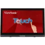 Viewsonic TD1630-3 arvutimonitor 39,6 cm (15,6 tolli) 1366 x 768 pikslit HD LCD puuteekraaniga mitme kasutaja jaoks must