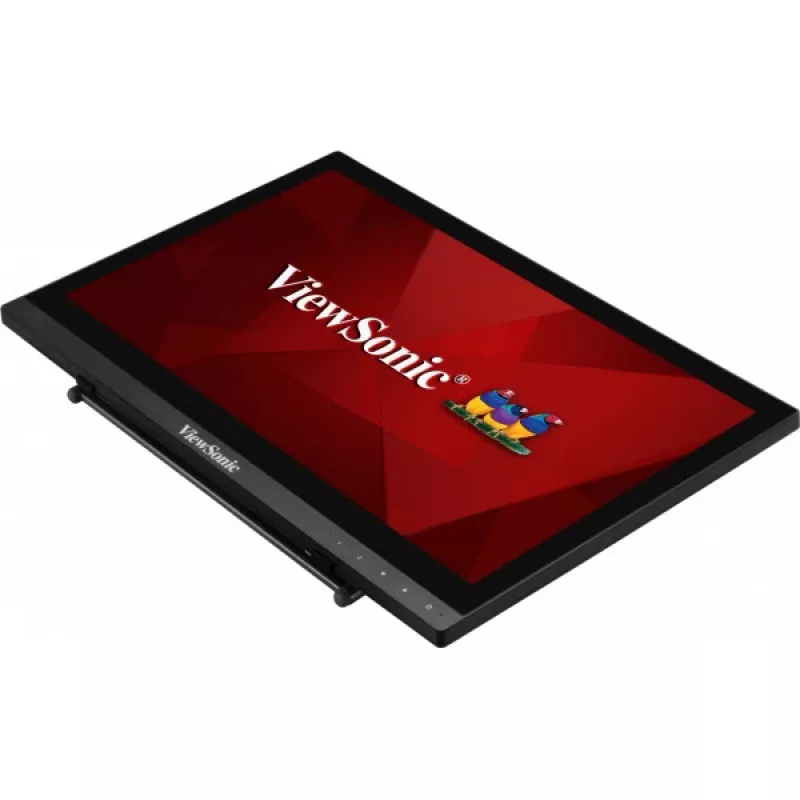 Viewsonic TD1630-3 arvutimonitor 39,6 cm (15,6 tolli) 1366 x 768 pikslit HD LCD puuteekraaniga mitme kasutaja jaoks must