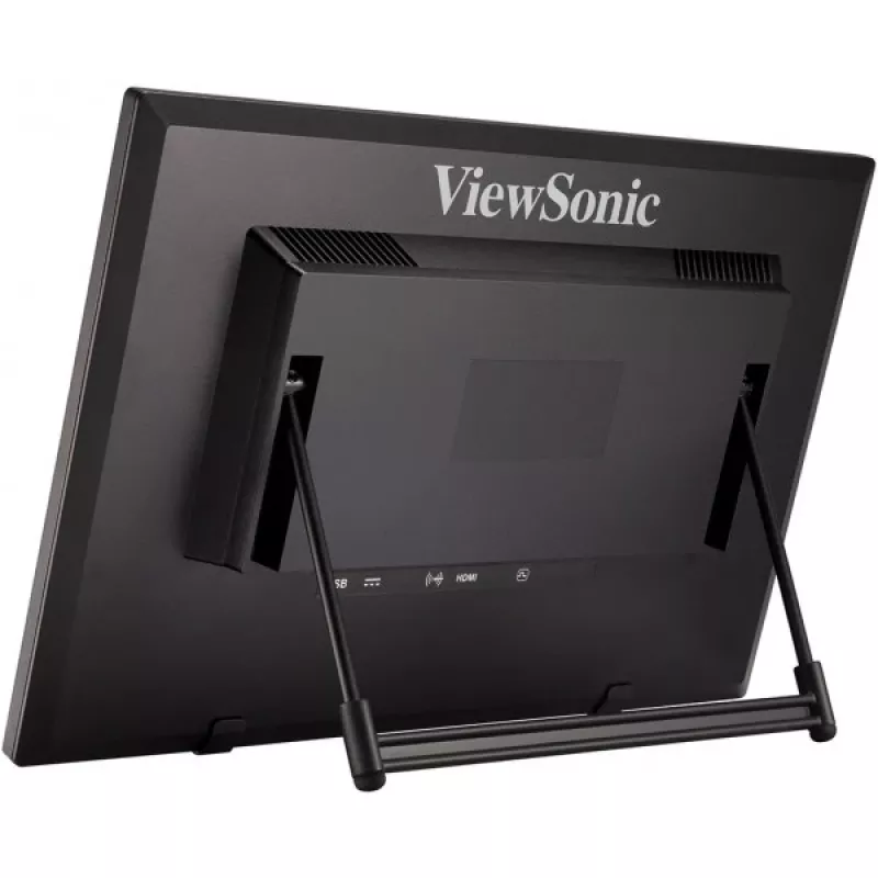 Viewsonic TD1630-3 arvutimonitor 39,6 cm (15,6 tolli) 1366 x 768 pikslit HD LCD puuteekraaniga mitme kasutaja jaoks must