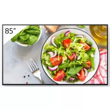 Sony FW-85BZ35L Signage Display Digitaalne siltide kuva lameekraan 2.16 m (85 tolli) LCD Wi-Fi 550 cd/m² 4K Ultra HD Must Android 24/7