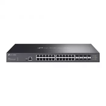TP-Link Omada 24-port 10GBASE-T L2+ halduslüliti 8 10GE SFP+ pesaga
