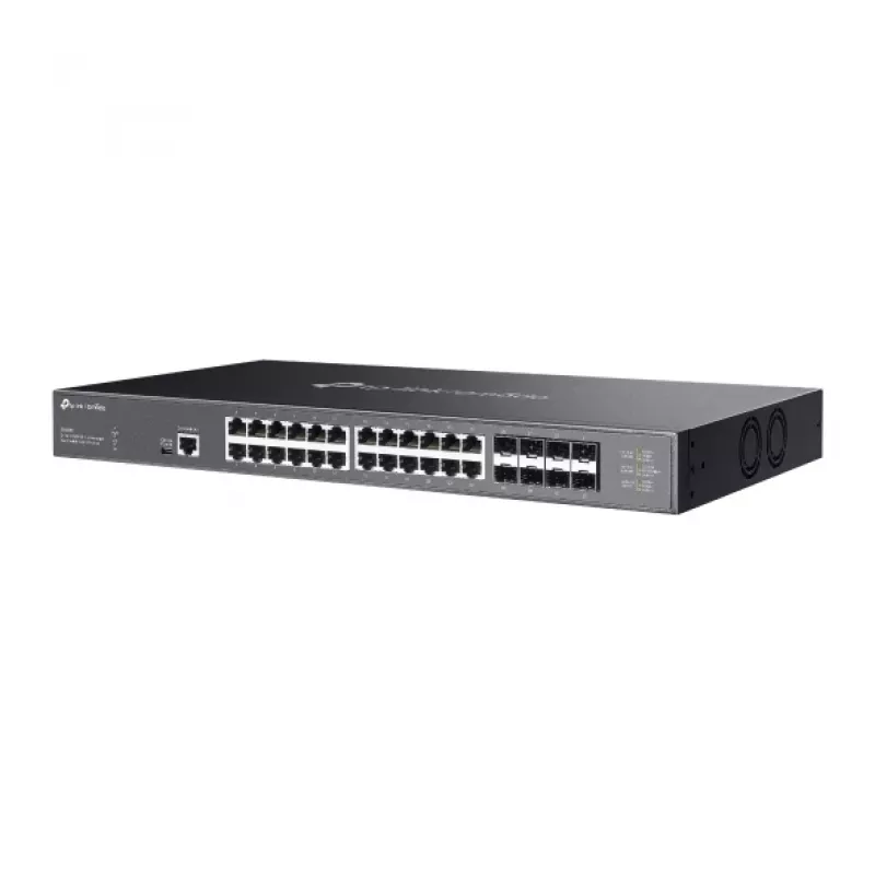 TP-Link Omada 24-port 10GBASE-T L2+ halduslüliti 8 10GE SFP+ pesaga
