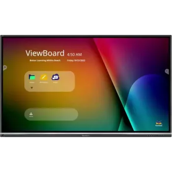 Viewsonic IFP7550-5F interaktiivne tahvel 190,5 cm (75 tolli) 3840 x 2160 pikslit puuteekraan Must HDMI