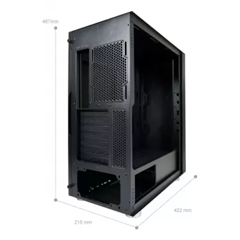 PC korpus LC-Power LC-8000B-ON Midi Torn Must