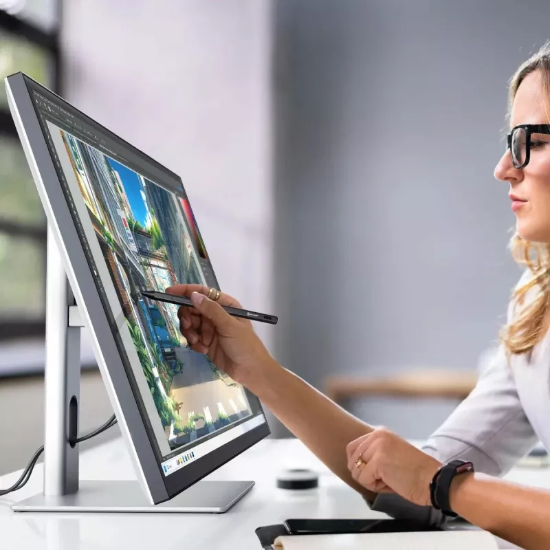 ALOGIC lauamonitor - Clarity Max Touch - 32-tolline puuteekraan - 3840x2160 (4K UHD) USB-C toite ja veebikaameraga