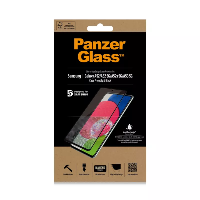PanzerGlass ® Ekraanikaitse Samsung Galaxy A52 | A52 5G | A52s 5G | A53 5G