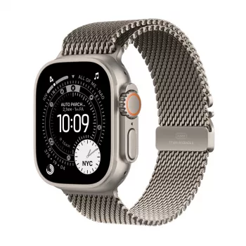APPLE Watch Ultra 3 (2025) 5g 49mm Natural Titanium korpus Natural Titanium Milanese Loop M