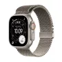 APPLE Watch Ultra 3 (2025) 5g 49mm Natural Titanium korpus Natural Titanium Milanese Loop M