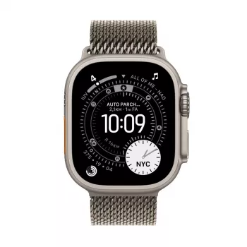 APPLE Watch Ultra 3 (2025) 5g 49mm Natural Titanium korpus Natural Titanium Milanese Loop M
