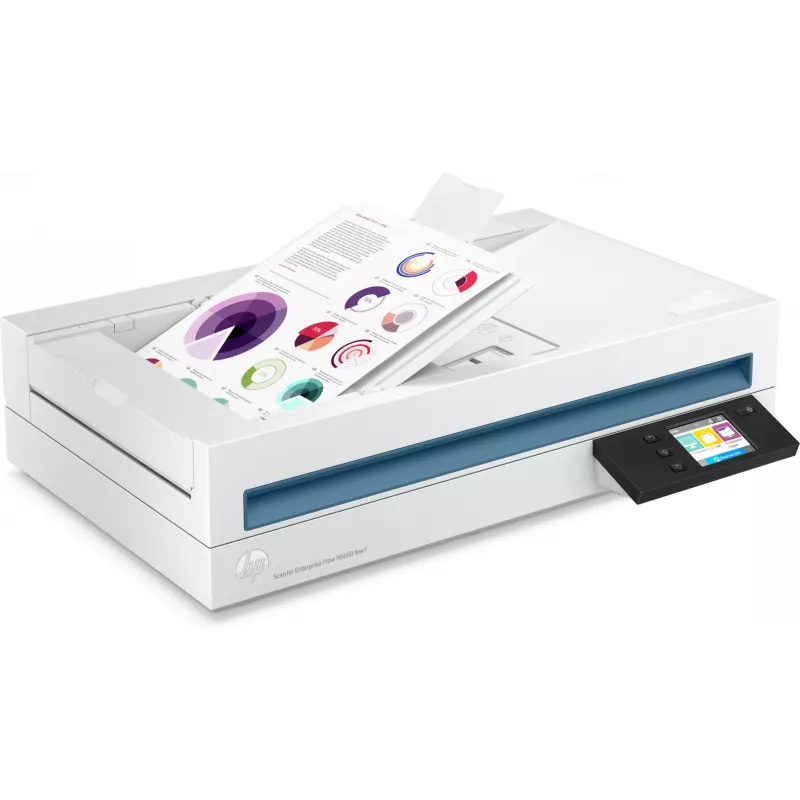 HP Scanjet Enterprise Flow N6600 fnw1 lame- ja ADF-skanner 1200 x 1200 DPI A4 valge