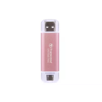 TRANSCEND Esd310p - 1TB kaasaskantav SSD - USB Type-a / USB USB-C - roosa