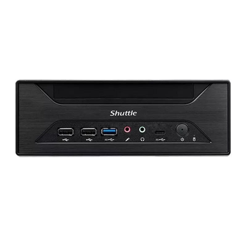 Shuttle XPC slim Barebone XH610 - S1700, Intel H610, 1xDP, 1xHDMI, 1x VGA, 2x COM (RS232), 2x LAN (2.5G ja 1G), 1x slim 5,25 tolli, 2x 3,5 tolli, 2x M.2, 24/7 pidev töö