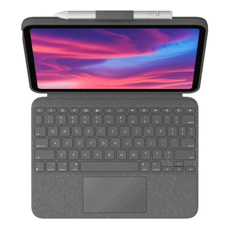 LOGITECH Combo Touch iPadile (10. põlvkond) - Oxford hall - Qwerty UK