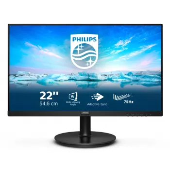 Philips V Line 222V8LA/00 arvutimonitor 54,6 cm (21,5 tolli) 1920 x 1080 pikslit Full HD LCD must