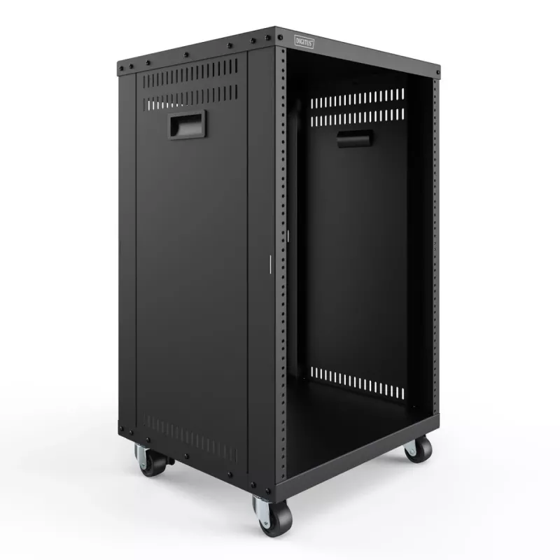 DIGITUS 16U AVS rack 780x507x460 mm keermestatud kinnitusavad rullikud must