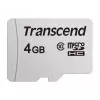 TRANSCEND Micro Sdhc kaart 300s 4GB Uhs-i U1 ilma adapterita