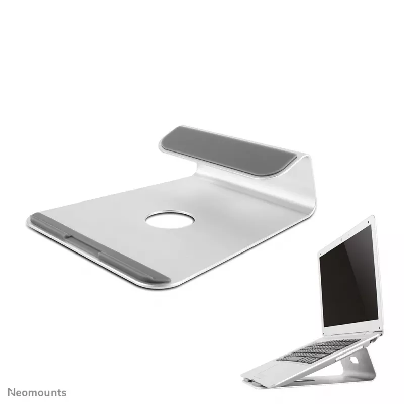 Neomounts NSLS025 sülearvuti alus 10-17 tolli - universaalne, sülearvuti alus, hõbedane, alumiinium, 25,4 cm (10 tolli), 43,2 cm (17 tolli), 5 kg