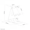 Neomounts DS10-160SL1 Telefonihoidik kuni 7 tolli - kokkupandav - universaalne