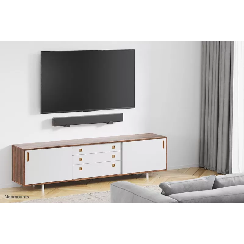 Neomounts AWL29-550BL1 videobaari/kõlari seinahoidik - max 15 kg - universaalne