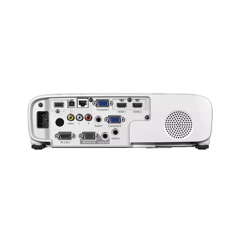 Lauaprojektor Epson EB-W49 — 3LCD, WXGA 1280×800, 3800 ANSI lm, 16:10, 1,2x manuaalne suum, 2,7 kg, valge