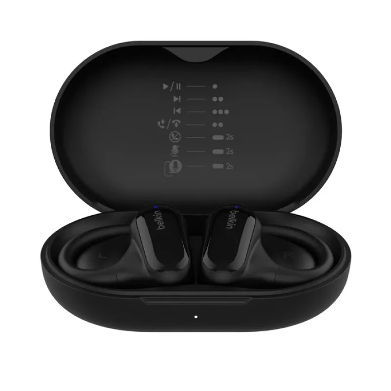 BELKIN kõrvaklapid - Soundform Clearfit - juhtmevabad - must