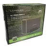 LC-POWER Lc-35u3-rid-2, väline 2x 3,5-tolline SATA kõvaketta korpus RAID-funktsiooniga, alumiinium, must