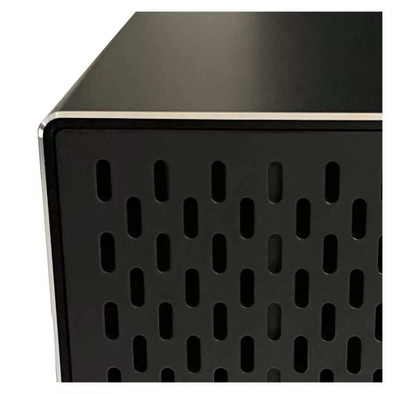 LC-POWER Lc-35u3-rid-2, väline 2x 3,5-tolline SATA kõvaketta korpus RAID-funktsiooniga, alumiinium, must