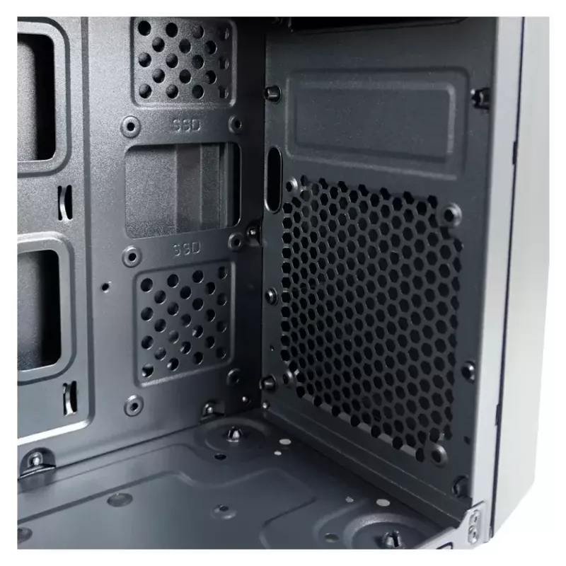 Arvuti korpus LC-Power LC-2017MB-ON Micro Tower Must