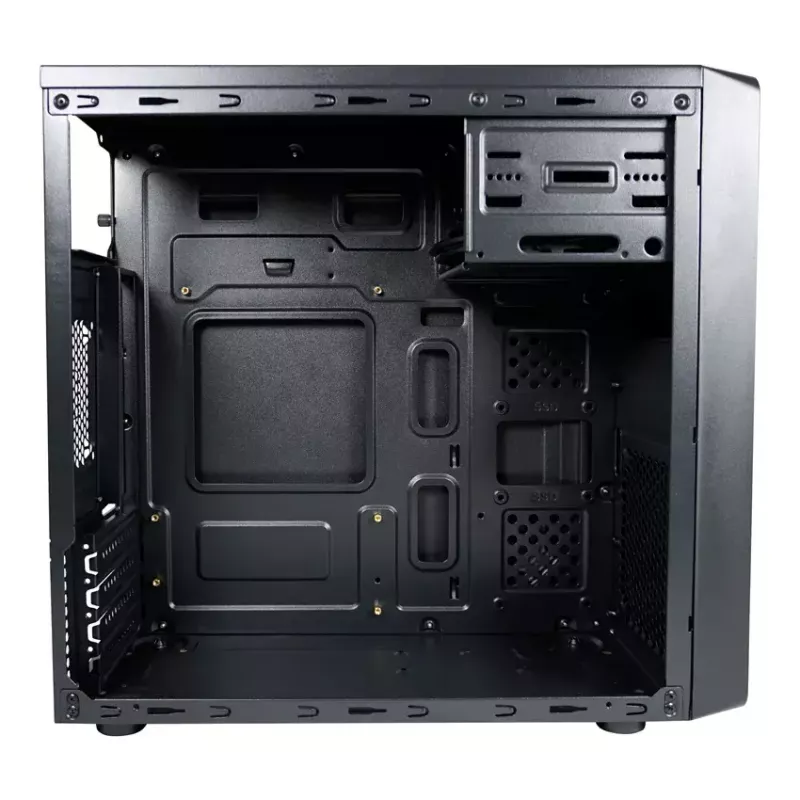 Arvuti korpus LC-Power LC-2017MB-ON Micro Tower Must