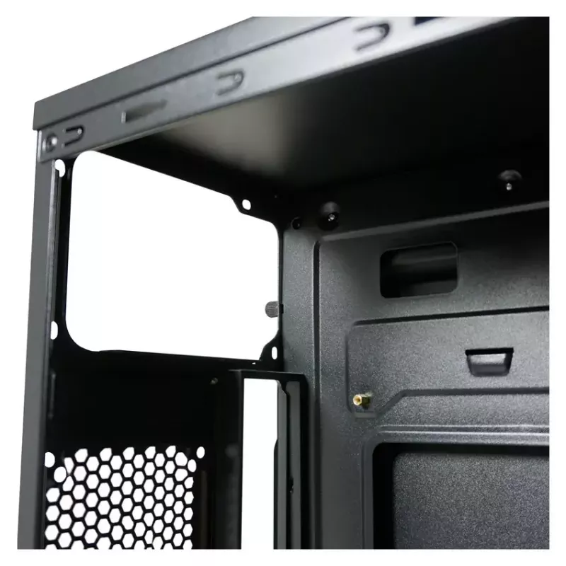 Arvuti korpus LC-Power LC-2017MB-ON Micro Tower Must