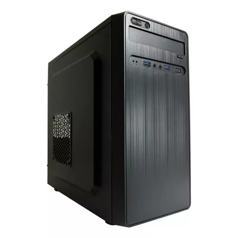 Arvuti korpus LC-Power LC-2017MB-ON Micro Tower Must