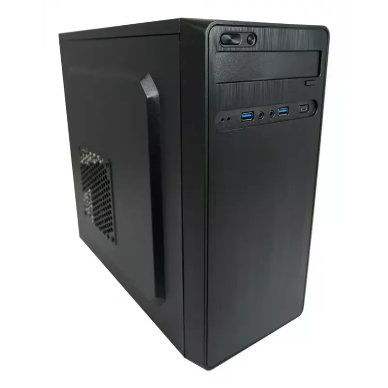 Arvuti korpus LC-Power LC-2017MB-ON Micro Tower Must