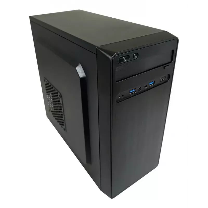 Arvuti korpus LC-Power LC-2017MB-ON Micro Tower Must