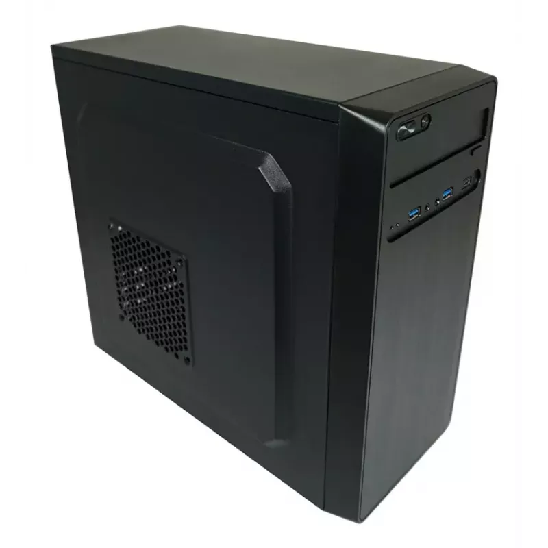 Arvuti korpus LC-Power LC-2017MB-ON Micro Tower Must