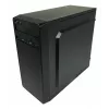 Arvuti korpus LC-Power LC-2017MB-ON Micro Tower Must