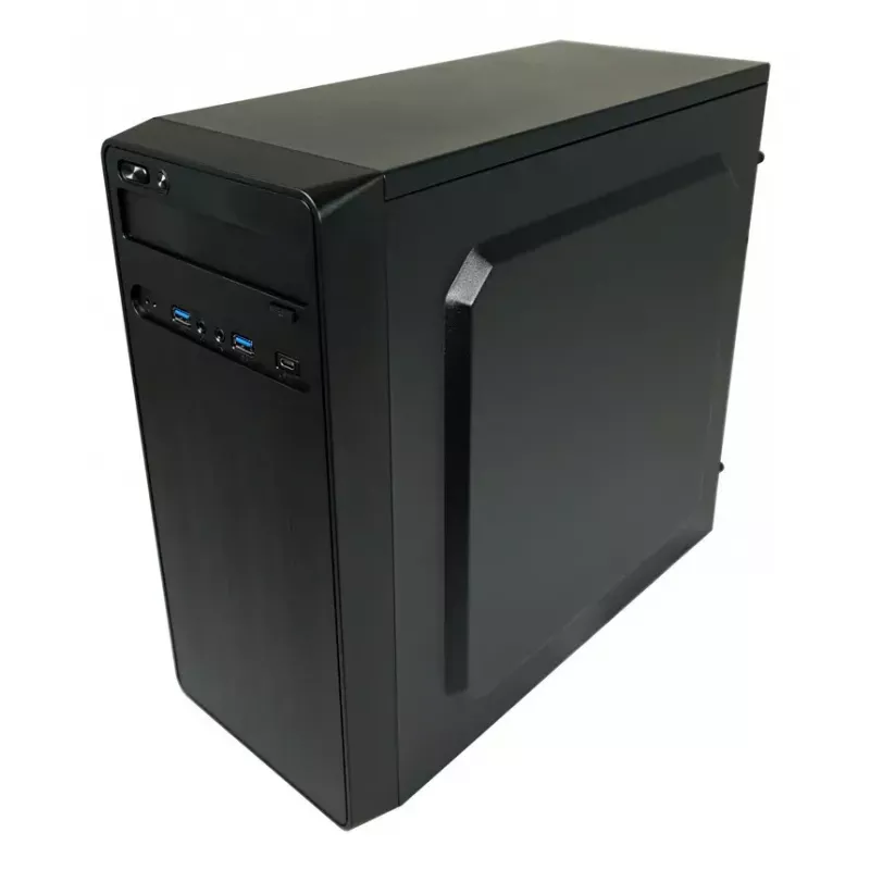 Arvuti korpus LC-Power LC-2017MB-ON Micro Tower Must