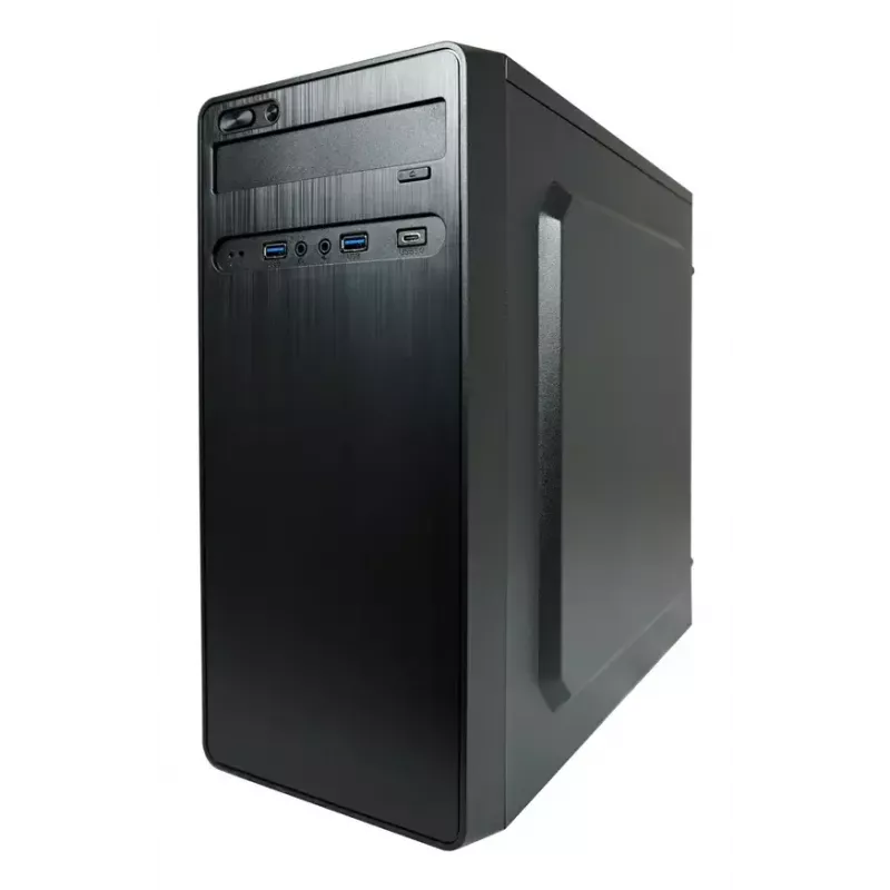 Arvuti korpus LC-Power LC-2017MB-ON Micro Tower Must