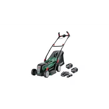 Bosch 37-550 Walk behind lawn mower aku Must, roheline