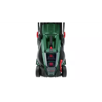 Bosch 37-550 Walk behind lawn mower aku Must, roheline