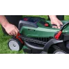 Bosch 37-550 Walk behind lawn mower aku Must, roheline