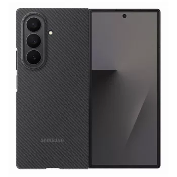 Samsung EF-XF966SBEGWW Carbon Shield ümbris Galaxy Z Fold7 jaoks, must